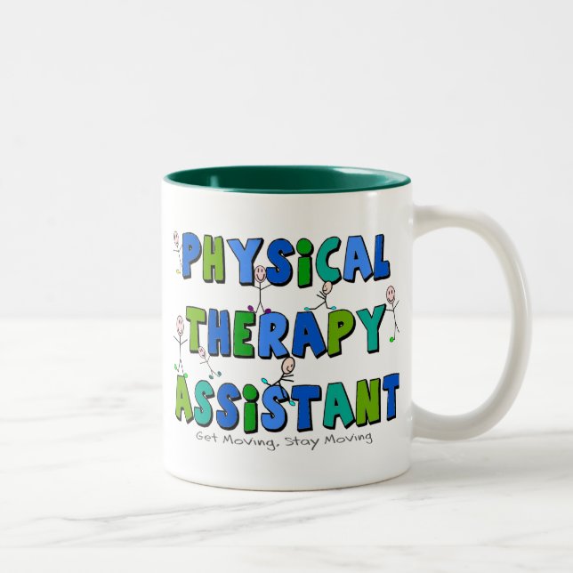 Tasse 2 Couleurs Cadeaux d'assistant de physiothérapie (Droit)