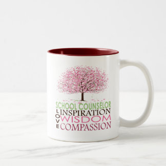 Tasse 2 Couleurs Cadeaux de conseiller d'école