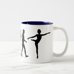 Tasse 2 Couleurs Cadeaux de danse pour le ballet et les danseurs