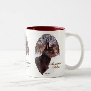 Tasse 2 Couleurs Cadeaux de Noël de Kelpie en Australie