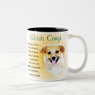 Tasse 2 Couleurs Cadeaux de Pembroke Welsh Corgi