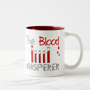 Tasse 2 Couleurs Cadeaux de Phlebotomist "le Whisperer de sang "