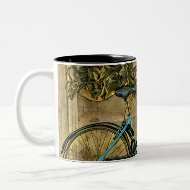 Tasse 2 Couleurs Cadeaux de vélo pour elle (Gauche)