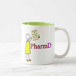 Tasse 2 Couleurs Cadeaux d'étudiant de pharmacie de PharmD