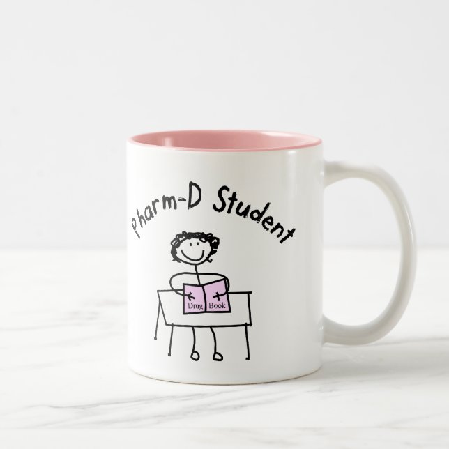 Tasse 2 Couleurs Cadeaux d'étudiant de pharmacie de PharmD (Droit)