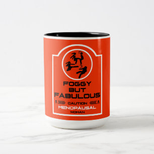 Tasse 2 Couleurs Cadeaux drôles pour femmes ménopausées