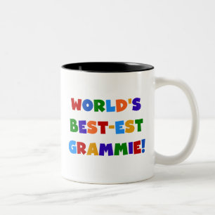 Tasse 2 Couleurs Cadeaux du Meilleur-est Grammie du monde lumineux