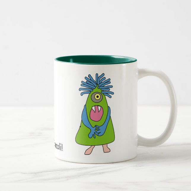 Tasse 2 Couleurs Cadeaux "I Love Monsters" (Droit)