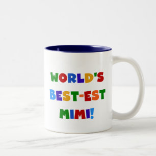 Tasse 2 Couleurs Cadeaux lumineux de T-shirts des couleurs Mimi du