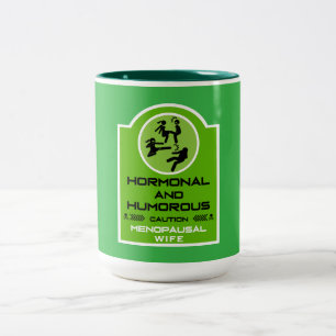 Tasse 2 Couleurs Cadeaux ménopausiques personnalisables pour femmes