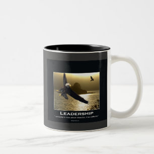 Tasse 2 Couleurs Cadeaux Motivationnels de l'aigle chauve
