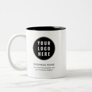 Tasse 2 Couleurs Cadeaux publicitaires simples de logo et de slogan