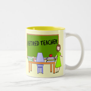 Tasse 2 Couleurs Cadeaux retirés de professeur