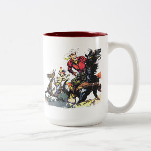 Tasse 2 Couleurs Cadeaux rouges vintages de Ryder