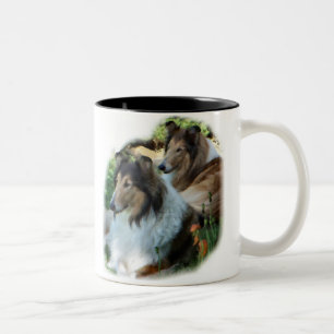 Tasse 2 Couleurs Cadeaux rugueux d'art de colley