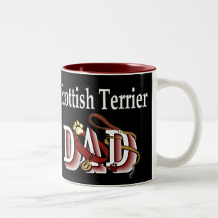 Tasse 2 Couleurs Cadeaux Scottish Terrier Dad