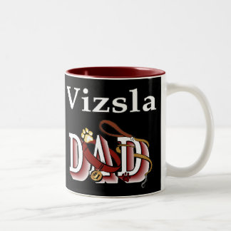 Tasse 2 Couleurs Cadeaux Vizsla Papa
