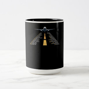 Tasse 2 Couleurs Cadet de pilote d'appareil phonétique Cadet d'avio