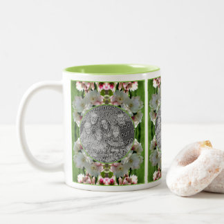 Tasse 2 Couleurs Cadre Spring Crabappy Blossoms Ajouter Votre Photo