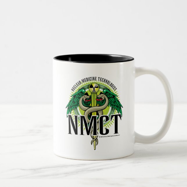 Tasse 2 Couleurs Caducée de NMCT (Droit)