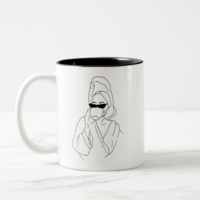 Tasse 2 Couleurs café (Gauche)