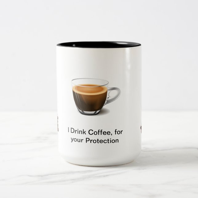 Tasse 2 Couleurs Café (Centre)