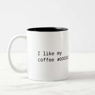 Tasse 2 Couleurs Café #000000