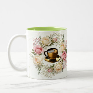 Tasse 2 Couleurs Café & Amour