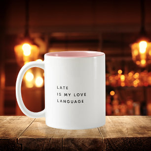 Tasse 2 Couleurs Café amusant Coworker Fashion Tard