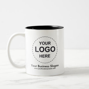 Tasse 2 Couleurs Café bicolore personnalisé avec votre logo d'entre