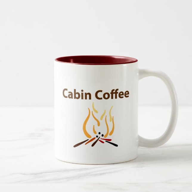 Tasse 2 Couleurs Café cabine (Droit)