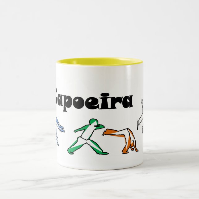 Tasse 2 Couleurs café chai thé capoeira tech ax (Centre)