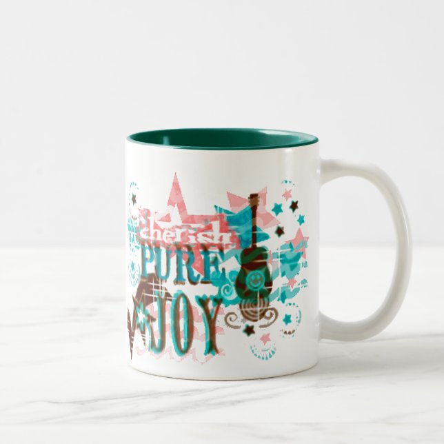 Tasse 2 Couleurs Café d'attitude positive/tasse de thé (Droit)