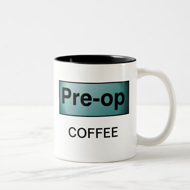 TASSE 2 COULEURS CAFÉ DE PRE-OP (Droit)