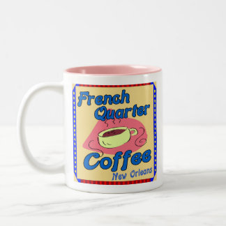 Tasse 2 Couleurs Café du quartier français