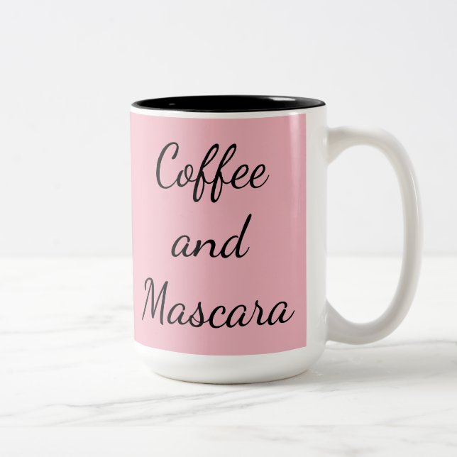 Tasse 2 Couleurs Café et Mascara Coffee Tea Cup (Droit)