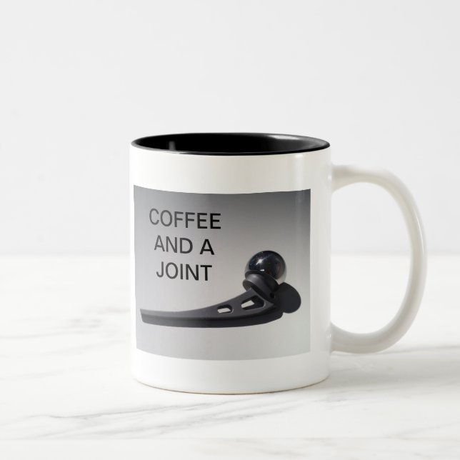 TASSE 2 COULEURS CAFÉ ET UN JOINT (Droit)