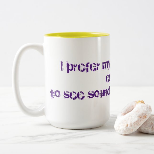 Tasse 2 Couleurs Café fort (Avec donut)