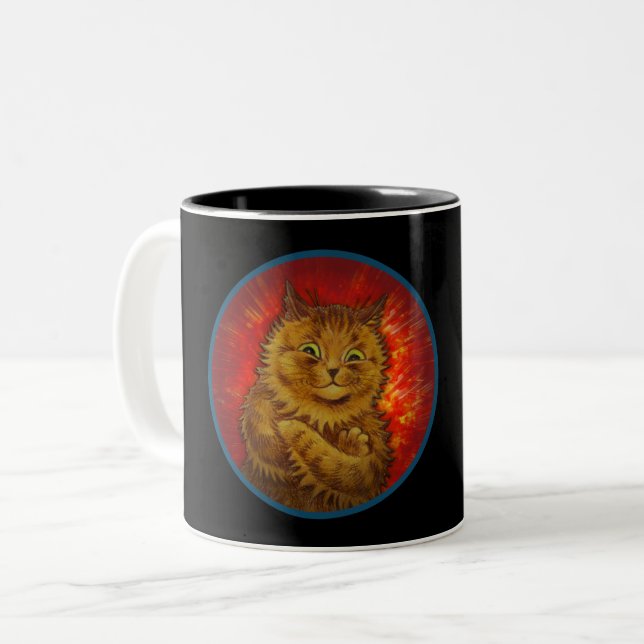 TASSE 2 COULEURS CAFÉ GINGER CAT BUDDDY (Devant gauche)