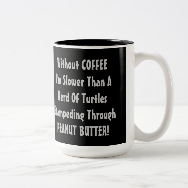 Tasse 2 Couleurs Café Lag Humour café (Droit)