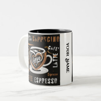 Tasse 2 Couleurs Café Mocca Cappucino Esspreso CaféLatte