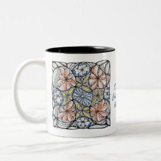 Tasse 2 Couleurs Café Monogramme et Amis Mélange Parfait