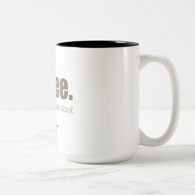 Tasse 2 Couleurs Café noir (Droit)