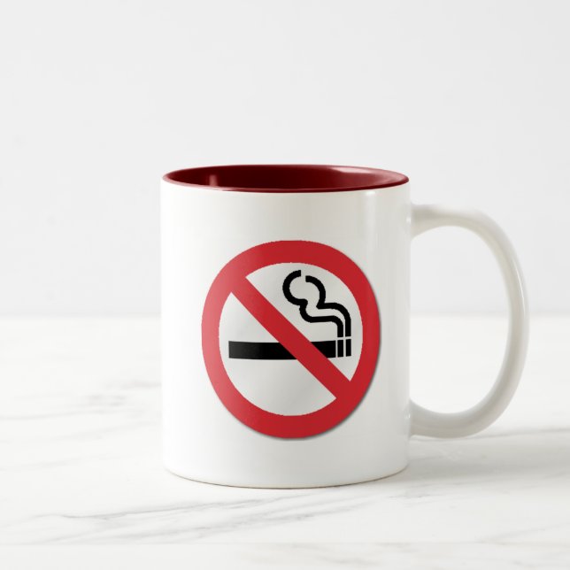 Tasse 2 Couleurs Café sans fumée (Droit)
