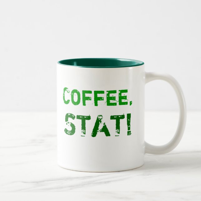 Tasse 2 Couleurs Café, stat ! (Droit)