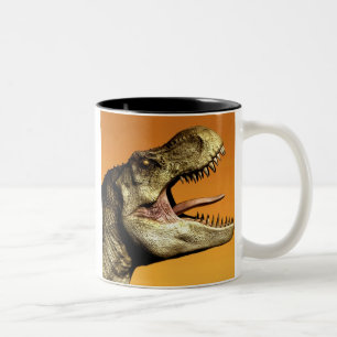 Tasse 2 Couleurs Café T de Dino de vert de dinosaure de