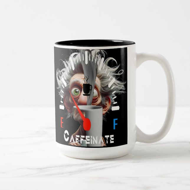 Tasse 2 Couleurs Cafféiné Bien (Droit)
