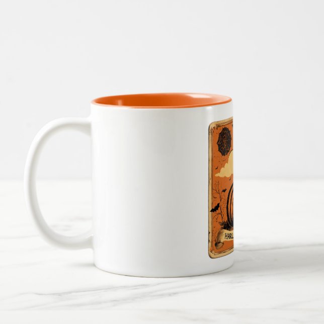 Tasse 2 Couleurs Calabaza Vintage "Halloven" (Gauche)