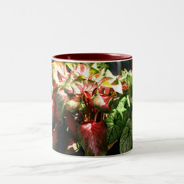 TASSE 2 COULEURS CALADIUM (Centre)