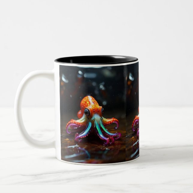 Tasse 2 Couleurs calamars somptueux (Gauche)